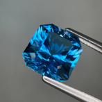 1 pcs Blauw Topaas - 14.45 ct - nternational Colored, Nieuw