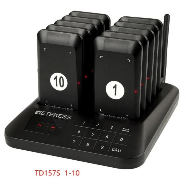 Retekess Horeca oproepsysteem - draadloos wachtrijbeheer..., Auto-onderdelen, Elektronica en Kabels, Nieuw, Ophalen of Verzenden