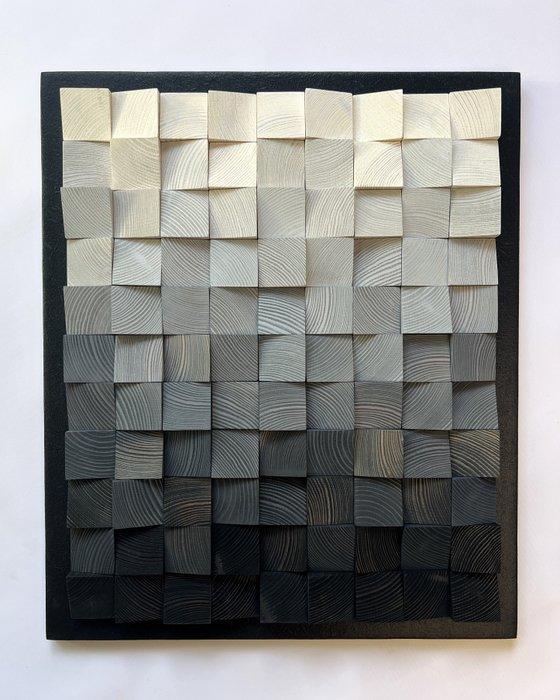 Modern Mozaïek - WoodbyLukas Lukasz Kacprzuk - 2020+ -, Antiek en Kunst, Kunst | Designobjecten