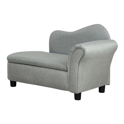 TRUUSK Kinderbankje Met Opbergruimte In Lichtgrijs Chaise Lo, Kinderen en Baby's, Kinderkamer | Overige Meubels, Nieuw, Verzenden
