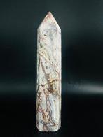 Lace Agate kristallen toren Unieke bandpatronen & Druzy -