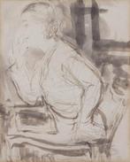 Johan Dijkstra (1896-1978)-Atelier - Portret van een vrouw, Antiek en Kunst, Kunst | Schilderijen | Klassiek