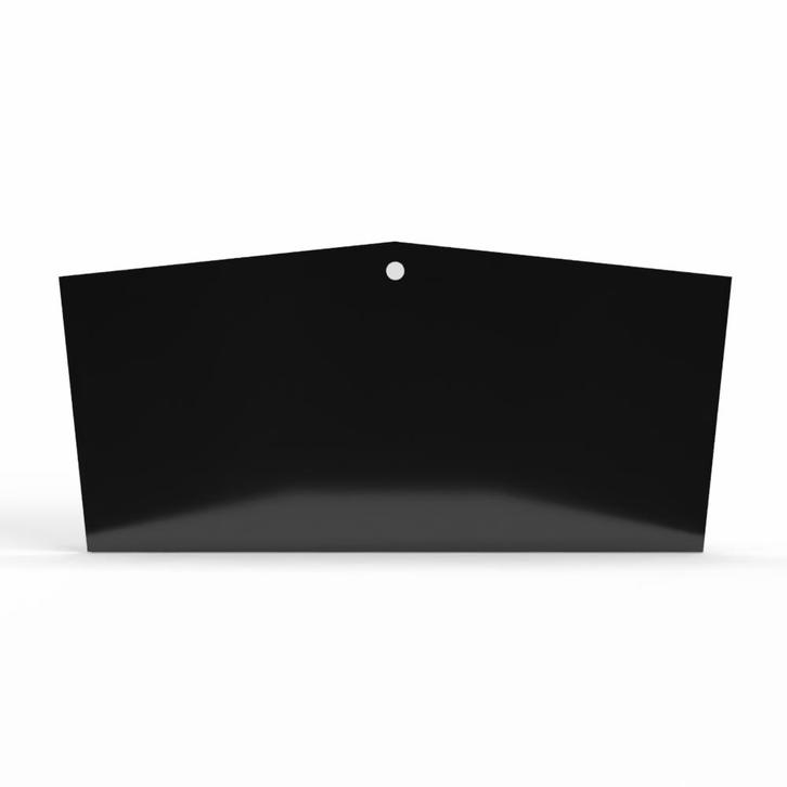 Eindschot nokstuk-Zwart structuur RAL 9005, Doe-het-zelf en Verbouw, IJzerwaren en Bevestigingsmiddelen, Ophalen of Verzenden