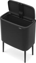 Brabantia Bo Touch Bin Prullenbak - 36 liter - Matt Black, Verzenden, Zo goed als nieuw