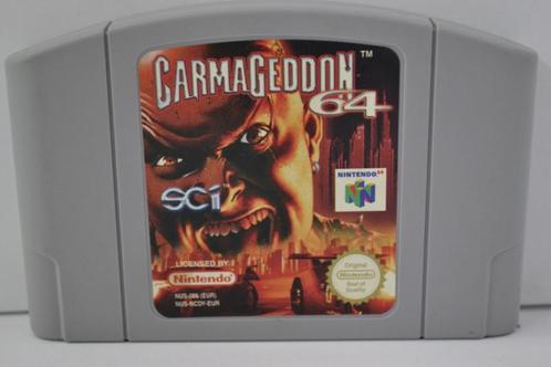 Carmageddon 64 (N64 EUR), Spelcomputers en Games, Games | Nintendo 64, 1 speler, Zo goed als nieuw, Verzenden
