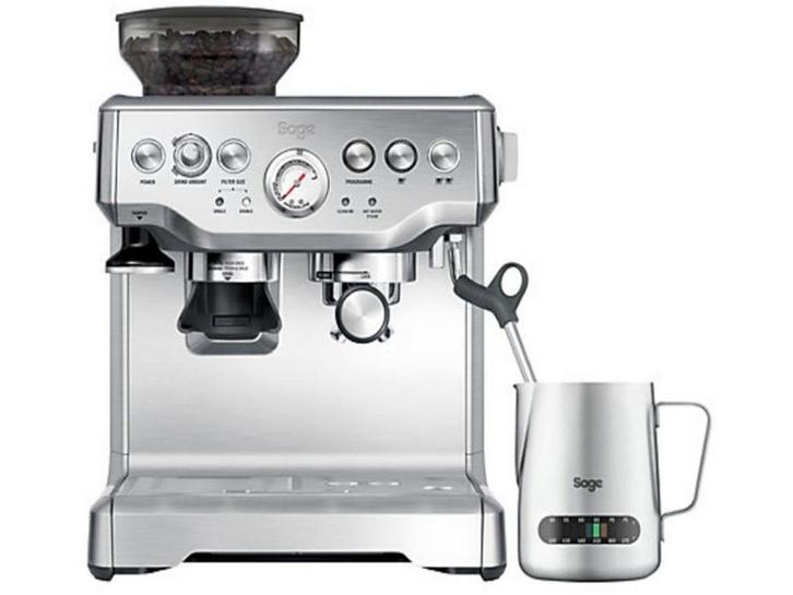 Sage The Barista Express - Koffiezetapparaat - Ingebouwde, Witgoed en Apparatuur, Koffiezetapparaten, Zo goed als nieuw, Verzenden