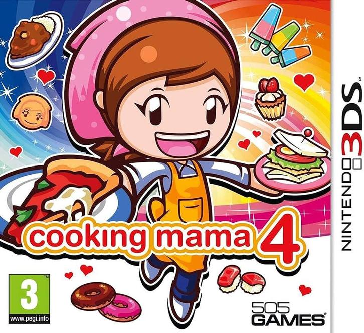 3DS Cooking Mama 4, Spelcomputers en Games, Games | Nintendo 2DS en 3DS, Zo goed als nieuw, Verzenden