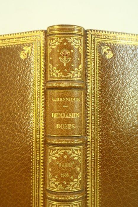 Léon Hennique / Vadasz - Benjamin Rozes [reliure mosaïquée, Antiek en Kunst, Antiek | Boeken en Bijbels