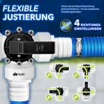 Tillvex 12-delige Bypass set - Zwembadadapter - 32-38mm - Wi, Tuin en Terras, Zwembad-toebehoren, Verzenden, Zo goed als nieuw