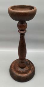 Plantentafel - Hout - Asbakhouder/ Piëdestal, Antiek en Kunst