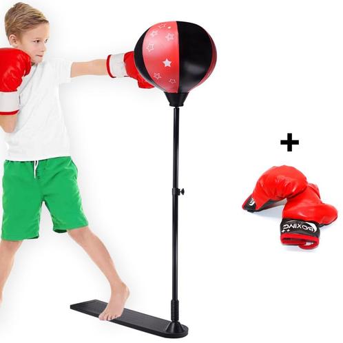 Zoluko Boksbal Kind op Standaard - Met Bokshandschoenen, Sport en Fitness, Boksen, Boksbal, Nieuw, Verzenden