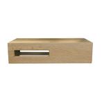 Planchet BWS Oak Fonteinplank 40x21x10 cm Links Eikenhout, Ophalen of Verzenden, Nieuw, Bad