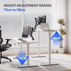 Zit sta bureau - Elektrisch - Verstelbaar - 160 x 60 cm - FQ, Huis en Inrichting, Bureaus, Verzenden, Zo goed als nieuw