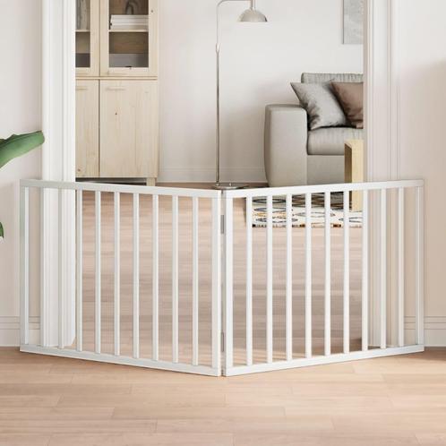 vidaXL Hondenhek inklapbaar 2 panelen 160 cm populierenhout, Dieren en Toebehoren, Honden-accessoires, Nieuw, Verzenden
