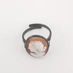 Argentum 925 - Ring - Cammeo met de hand gesneden, Antiek en Kunst, Curiosa en Brocante