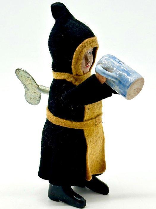 Schuco - Blikken speelgoed - Dancing Monk With Beer Stein,, Antiek en Kunst, Antiek | Speelgoed