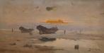 García Casas (XIX) - Barcas impresionistas, Antiek en Kunst