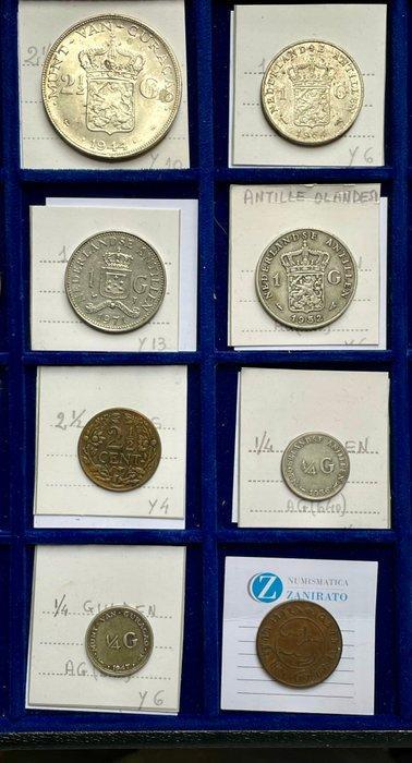 Nederland. Lotto di 8 Monete di 5 in argento (Zonder, Postzegels en Munten, Munten | Nederland