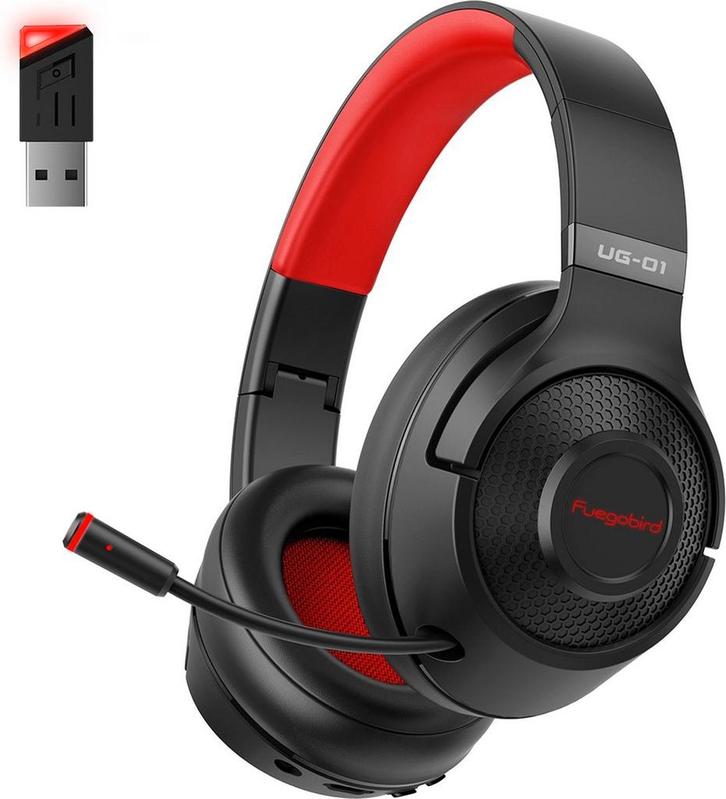 2dekans | Fuegobird UG-01 2.4GHz Draadloze Gaming Headset -, Audio, Tv en Foto, Luidsprekers, Zo goed als nieuw, Ophalen of Verzenden