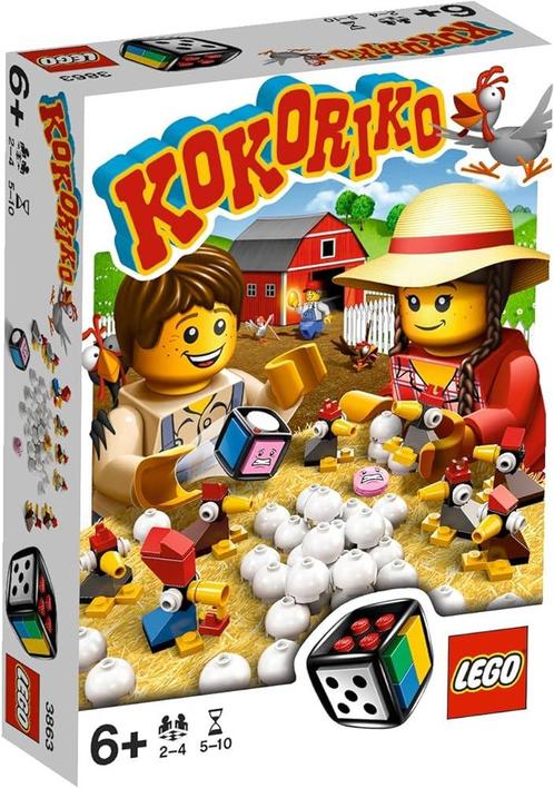 LEGO Kokoriko Dobbelspel - 3853 (In doos), Kinderen en Baby's, Speelgoed | Duplo en Lego, Zo goed als nieuw, Verzenden