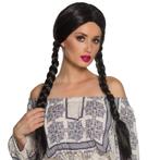 Zwarte Pruik Natascha, Verzenden, Nieuw