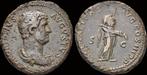 117-138ad Roman Hadrian Ae As Liberalitas standing right..., Verzenden