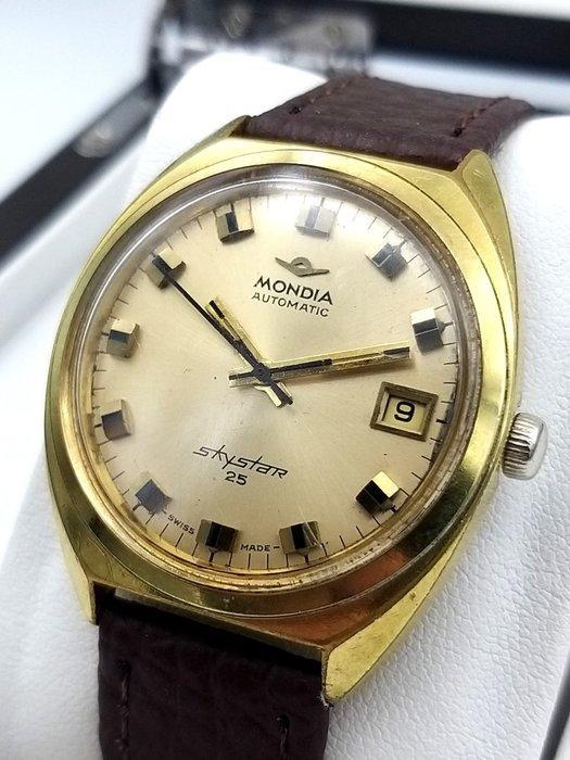 Mondia - Skystar - Zonder Minimumprijs - Heren - 1970-1979, Sieraden, Tassen en Uiterlijk, Horloges | Heren