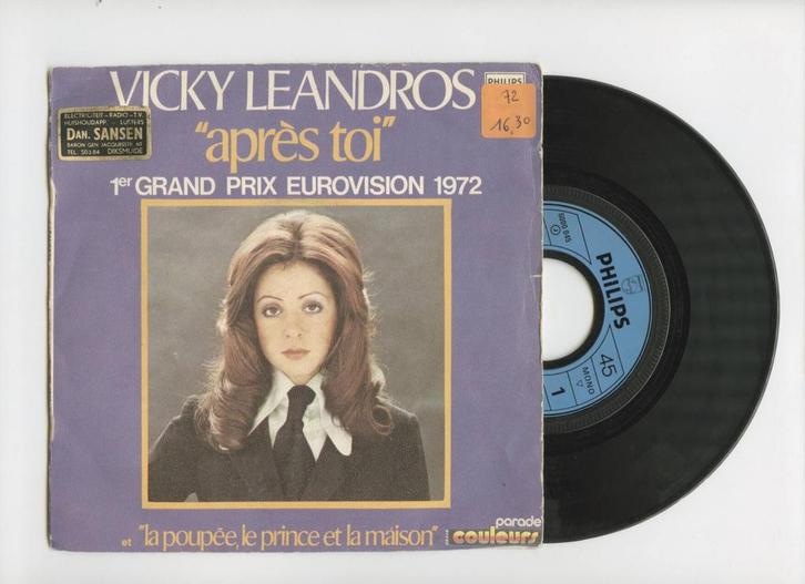 Vicky Leandros – Après Toi / La Poupée, Le Prince Et ..., Cd's en Dvd's, Vinyl Singles, Verzenden
