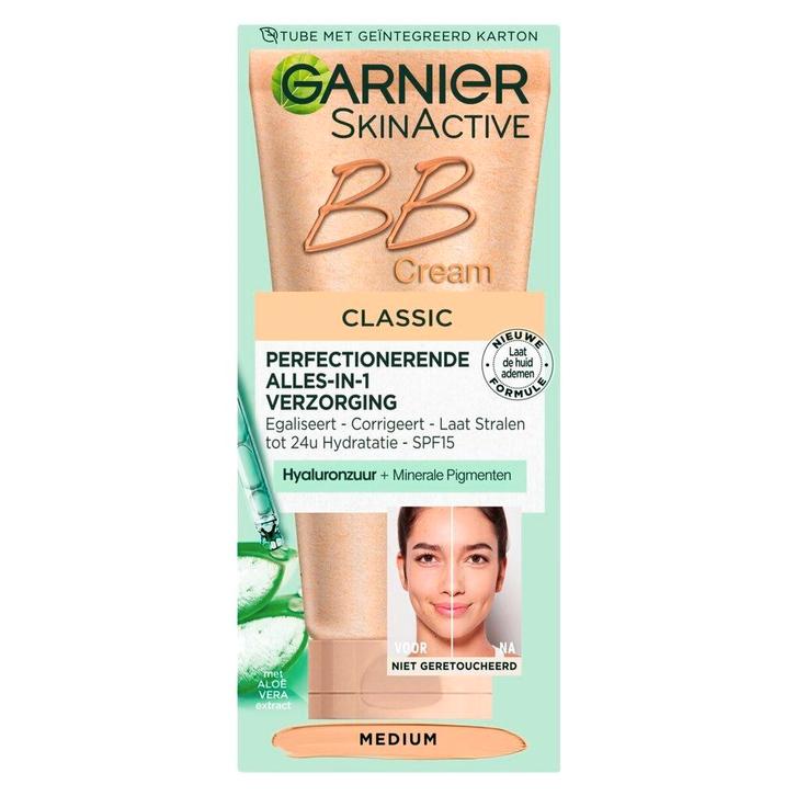 Garnier SkinActive Classic Medium BB Cream, Sieraden, Tassen en Uiterlijk, Uiterlijk | Cosmetica en Make-up, Nieuw, Verzenden