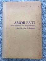 Amor fati. Zeven opstellen over Bergen-Belsen, Boeken, Verzenden, Mr. Abel J. Herzberg, 20e eeuw of later, Gelezen