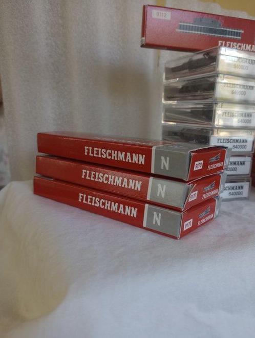 Fleischmann N - 3x9170 3x9171 6 x640000 1x9112 -, Hobby en Vrije tijd, Modeltreinen | N-Spoor