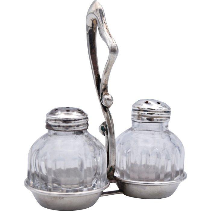 Zout- en pepervaatjes - .925 zilver, Antiek en Kunst, Antiek | Goud en Zilver