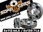 Adapters / Steekadapters 5x112 (66,5) naar 5x130 (71,6) 20mm, Verzenden