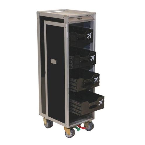 Egret Aviation - Trolleys van luchtvaartmaatschappijen - Set, Antiek en Kunst, Antiek | Wandborden en Tegels