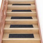 vidaXL Trapmatten zelfklevend 30 st 76x20 cm rechthoekig, Doe-het-zelf en Verbouw, Ladders en Trappen, Verzenden, Nieuw