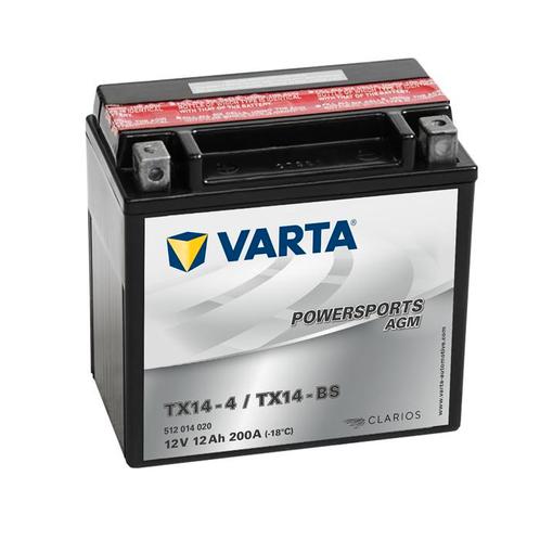VARTA AGM 12V 12Ah - Loodzuur - AGM - 512014020, Motoren, Onderdelen | Overige, Nieuw