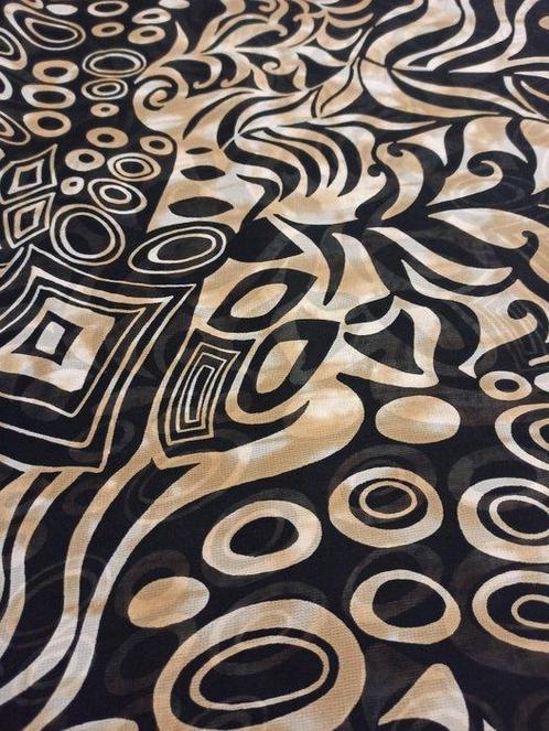 750 x 140 cm - Fantastica Georgette di manifattura italiana, Antiek en Kunst, Antiek | Kleden en Textiel