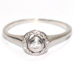 Zonder Minimumprijs - Ring - 14 karaat Witgoud - 0.18ct. tw., Sieraden, Tassen en Uiterlijk, Ringen, Nieuw
