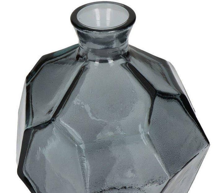 Vaas (2) - Glas - Cube round design, Antiek en Kunst, Kunst | Designobjecten