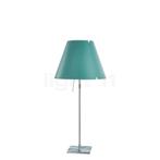 Luceplan Costanza Tafellamp, lampenkap turquoise/frame alumi, Huis en Inrichting, Lampen | Tafellampen, Verzenden, Nieuw
