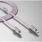 Sharge C to Lightning Highly-elastic Silicone cable-Pink, Ophalen of Verzenden, Zo goed als nieuw