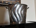 Champagne koeler - Verzilverd - OLRI Italy met de hand