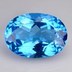 Zonder minimumprijs - 1 pcs Blauw Topaas - 17.00 ct -, Nieuw