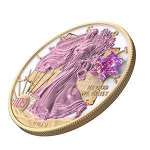 Verenigde Staten. 1 Dollar 2019 Liberty Eagle - Jewish, Postzegels en Munten, Munten | Europa | Niet-Euromunten