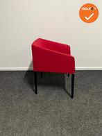Fauteuil ontvangststoel - Arper Saari - rood, Vergader- of Presentatieruimte, Ophalen of Verzenden, Gebruikt, Stoel