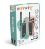 Kidywolf - Kidytalk walkie talkie - Nude/Cyaan, Kinderen en Baby's, Nieuw