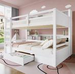 Stapelbed 90x200 cm met Lades en Opbergvakken, Verzenden, Nieuw