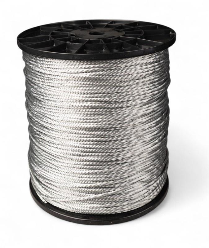 Staalkabel 5 mm 400 meter op katrol, Doe-het-zelf en Verbouw, IJzerwaren en Bevestigingsmiddelen, Verzenden