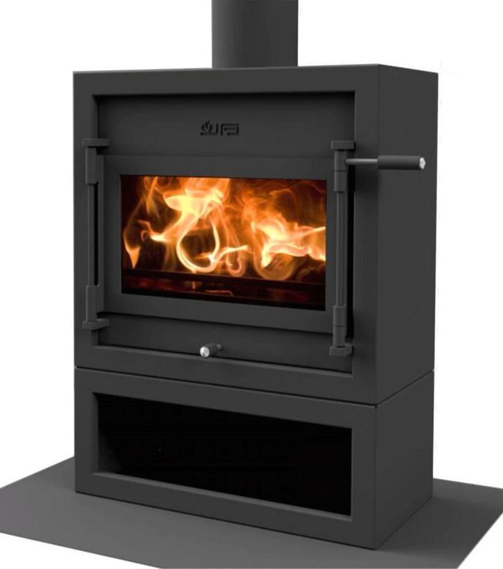 Jacobus 6 9 en 12 Kwadraat houtkachel UIT VOORRAAD LEVERBAAR, Huis en Inrichting, Kachels, Houtkachel, Hout, Nieuw, Vrijstaand