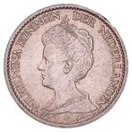 1 Gulden 1913-1915 Wilhelmina ZFr+, Postzegels en Munten, Munten | Nederland, Verzenden